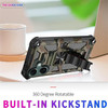 Fofvccv for iPhone 16 Plus Camouflage Case with Magnetic Kickstand for Men Military Grade Heavy Duty Armor Shockproof Ca