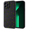 Idocolors Cute Christmas Tree Case for iPhone 16 Plus Black Xmas Soft Liquid Silicone Phone Case Slim Shockproof Protect