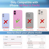 Buleens for iPhone 16 Plus Case 67 Clear Flexible TPU Women Cute Girls Protection Phone Cover Slim Fit Shockproof Funny