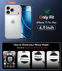 FNTCASE for iPhone 17 ProMax Case Clear Magnetic Phone Cases Compatible with Magsafe Slim Anti Yellowing Military Grade