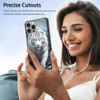 CAPAUNVDA Case for iPhone 15 Pro Max 67 Inch Tempered Glass Back Cover with Screen ProtectorShockproof Protection Phone