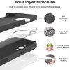 Vooii Compatible with iPhone 16 Pro Max Case Liquid Silicone Upgrade Camera Protection Soft AntiScratch Microfiber Linin