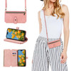 ZCDAYE for iPhone 16 Plus Wallet Case with Strap iPhone 16 Plus Crossbody Case with Card Holder for Women Zipper Leather