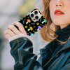 GlamCase for iPhone 16 Pro Max iPhone 16 Pro Max Case Mushroom Multicolor Pattern Printed Slim Sleek Cute Plastic Hard D