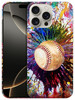 GlamCase for iPhone 16 Pro Max iPhone 16 Pro Max Case Vintage Color Baseball Printed Slim Sleek Cute Plastic Hard Protec