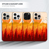 GlamCase for iPhone 16 Pro Max iPhone 16 Pro Max Case Nature Sunny Forest Printed Slim Sleek Cute Plastic Hard Protectiv