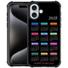 Goodsprout Phone Case Compatible with iPhone 162025 Date Calendar Girl Cases Tempered Glass BackSoft Silicone TPU Shock
