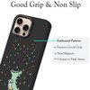 Unov Case Compatible with iPhone 16 Pro Max 2024 5G with Cute Dino Dragon Rainbow Dinosaur Embossed Pattern Design Slim