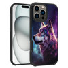 ZXHSBROK for iPhone 16 Pro Max Case Heavy Duty Dual Layer Hybrid Hard PC Soft Silicone Shockproof Drop Phone Protective
