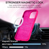 BENTOBEN Magnetic for iPhone 16 Pro Max Case Compatible with Magsafe Soft Silicone Gel Rubber Bumper Microfiber Lining S