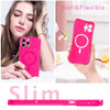 Telaso Magnetic Case for iPhone 16 Pro Glitter Bling Compatible with MagSafe Flexible Soft TPU Sparkly Protective Phone