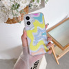 Gihklty Designed for iPhone 16 Plus Case Compatible with MagSafe Clear Fashion Simple Cute Wavy Pattern for Women Girls