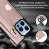 Ysnzaq Crossbody Wallet Case for Apple iPhone 16 Pro Not 16 Adjustable Long Lanyard with Card Slot Holder Phone Cover fo