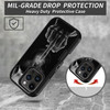 ZXHSBROK Designed for iPhone 16 Pro Max Case Military Grade Heavy Duty 3Layer Shockproof Drop Phone Protective Cover for