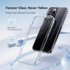 CASEKOO for iPhone 16 Pro Case Crystal Clear Never Yellow Technology 12FT MilitaryGrade Protection Transparent Slim Cove