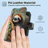 GFRGTFHYT for iPhone 16 Phone Case 61 Wallet with Credit Card Holder Wrist Strap Women Men PU Leather RFID Blocking Magn
