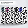 GlamCase for iPhone 16 iPhone 16 Case Cow Skin Print Design Printed Slim Sleek Cute Plastic Hard Snap on Protective Desi