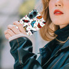 GlamCase for iPhone 16 Plus iPhone 16 Plus Case Floral Butterfly Pink Design Printed Slim Sleek Cute Plastic Hard Protec