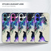 GlamCase for iPhone 16 Plus iPhone 16 Plus Case Galaxy Dog Pattern Design Printed Slim Sleek Cute Plastic Hard Protectiv