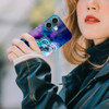 GlamCase for iPhone 16 iPhone 16 Case Mandala Galaxy Design Printed Slim Sleek Cute Plastic Hard Snap on Protective Desi