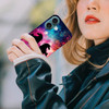 GlamCase for iPhone 16 Plus iPhone 16 Plus Case Horses Galaxy Design Printed Slim Sleek Cute Plastic Hard Protective Des