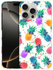 GlamCase for iPhone 16 Pro iPhone 16 Pro Case Pineapple Watercolored Design Printed Slim Sleek Cute Plastic Hard Protect