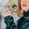 GlamCase for iPhone 16 Plus iPhone 16 Plus Case Cat Collage Design Printed Slim Fit Cute Plastic Hard Snap on Protective