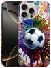 GlamCase for iPhone 16 Pro Max iPhone 16 Pro Max Case Vintage Color Soccer Printed Slim Sleek Cute Plastic Hard Protecti