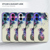 GlamCase for iPhone 16 Plus iPhone 16 Plus Case Galaxy Pineapple Design Printed Slim Sleek Cute Plastic Hard Protective