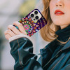 GlamCase for iPhone 16 Pro iPhone 16 Pro Case Galaxy Mandala Pattern Oil Painted Printed Slim Sleek Cute Plastic Hard Pr