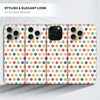 GlamCase for iPhone 16 Pro iPhone 16 Pro Case Polka Dots Pattern Design Printed Slim Sleek Cute Plastic Hard Protective