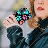 GlamCase for iPhone 16 Plus iPhone 16 Plus Case Dog Paw Colour Print Design Printed Slim Sleek Cute Plastic Hard Protect