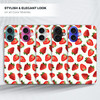 GlamCase for iPhone 16 Plus iPhone 16 Plus Case Strawberry Pattern Design Printed Slim Sleek Cute Plastic Hard Protectiv
