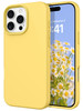 DOMAVER Case for iPhone 16 Pro 63 Case Smooth Liquid Silicone Soft Gel Rubber Microfiber Lining Cushion Cover Shockproof