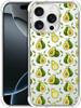 GlamCase for iPhone 16 Pro Max iPhone 16 Pro Max Clear Case Pineapple Watercolored Design Printed Clear Shockproof Prote