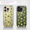 GlamCase for iPhone 16 Pro Max iPhone 16 Pro Max Clear Case Pineapple Watercolored Design Printed Clear Shockproof Prote