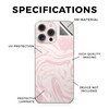Phone Skin Compatible with Apple iPhone 16 Pro Max Silky Pink Premium 3M Vinyl Protective Wrap Decal Cover Easy to Apply