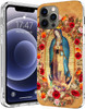 Jorsoery Phone Case for iPhone iPhone 16 Plus Our Lady of Guadalupe Mexican Virgin Mary Mexico Catholic Saint Soft TPU S
