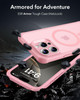 ESR for iPhone 16 Pro Max Case Compatible with MagSafe FullBody MilitaryGrade Drop Proof Case with Builtin 9H Tempered G