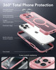 ESR for iPhone 16 Pro Max Case Compatible with MagSafe FullBody MilitaryGrade Drop Proof Case with Builtin 9H Tempered G