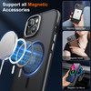 JAME for iPhone 16 Case Compatible with Magsafe MilitaryGrade Protection with Camera Stand Guard Shockproof Slim Fit Pho