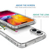 Yuning419 Compatible with iPhone 16 Plus CaseSoft TPU Transparent Shockproof Protective Cover Clear Case for iPhone 16 P