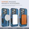 Fofvccv Magnetic for iPhone 16 Pro Max Case with Crossbody Lanyard Strap Compatible with Magsafe Builtin Invisible Stand