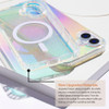 REAPEX for iPhone 16 Pro Max Case 69 inch Clear Glitter Magnetic Phone Case Compatible with MagSafe Shockproof Thin Cove