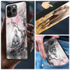 GFRGTFHYT for iPhone 16 Pro Phone Case 63 with Screen Protector Slim Tempered Glass Back Cover Buddha Statue with Flower