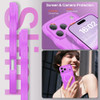 BENTOBEN Magnetic for iPhone 17 Pro Case Cute Wavy Full Camera Protection Compatible with MagSafe Matte AntiSlip Bumper