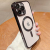 Misscase for iPhone 16 Pro Case with Privacy Screen ProtectorsCamera Lens Protector Clear Magnetic Luxury Plating Case C