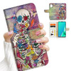 AJOURTEK for iPhone 16 Designed Flip Wallet Phone Case Cover A20325 Day of The Dead Sugar Skull Skeleton 20325