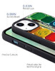 Wihytec Watercolor Paintbox Paint Palette Phone Case for iPhone 16 PRO Watercolor Palette Case Cover TPU Bumper Hard Bac