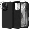 GONEZ Magnetic for iPhone 16 Pro Case Compatible with MagSafe Screen Protector Camera Lens Protector Silicone Shockproof